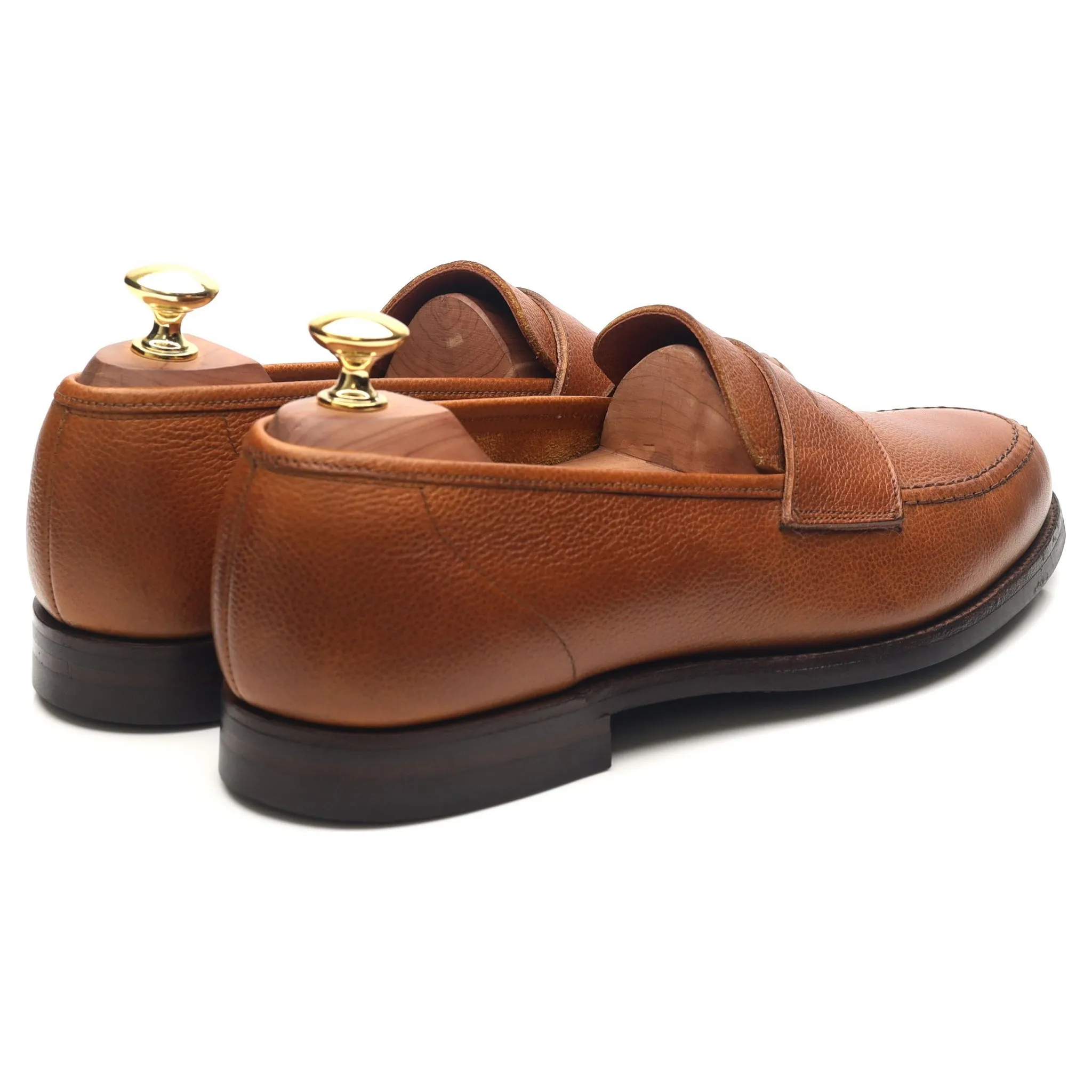 'Harvard 2' Tan Brown Leather Loafers UK 8 E