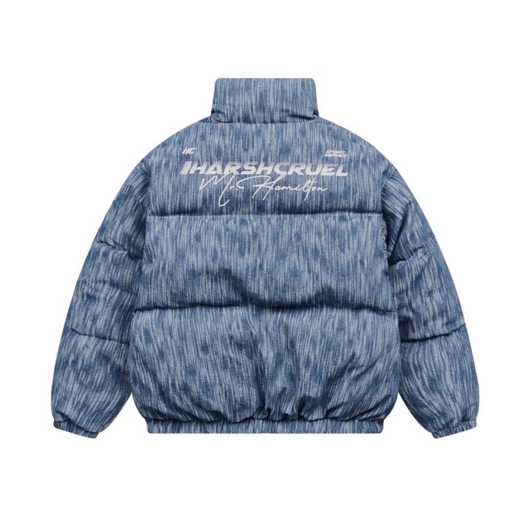 H/C Custom Jeans Logo Padded Down jacket