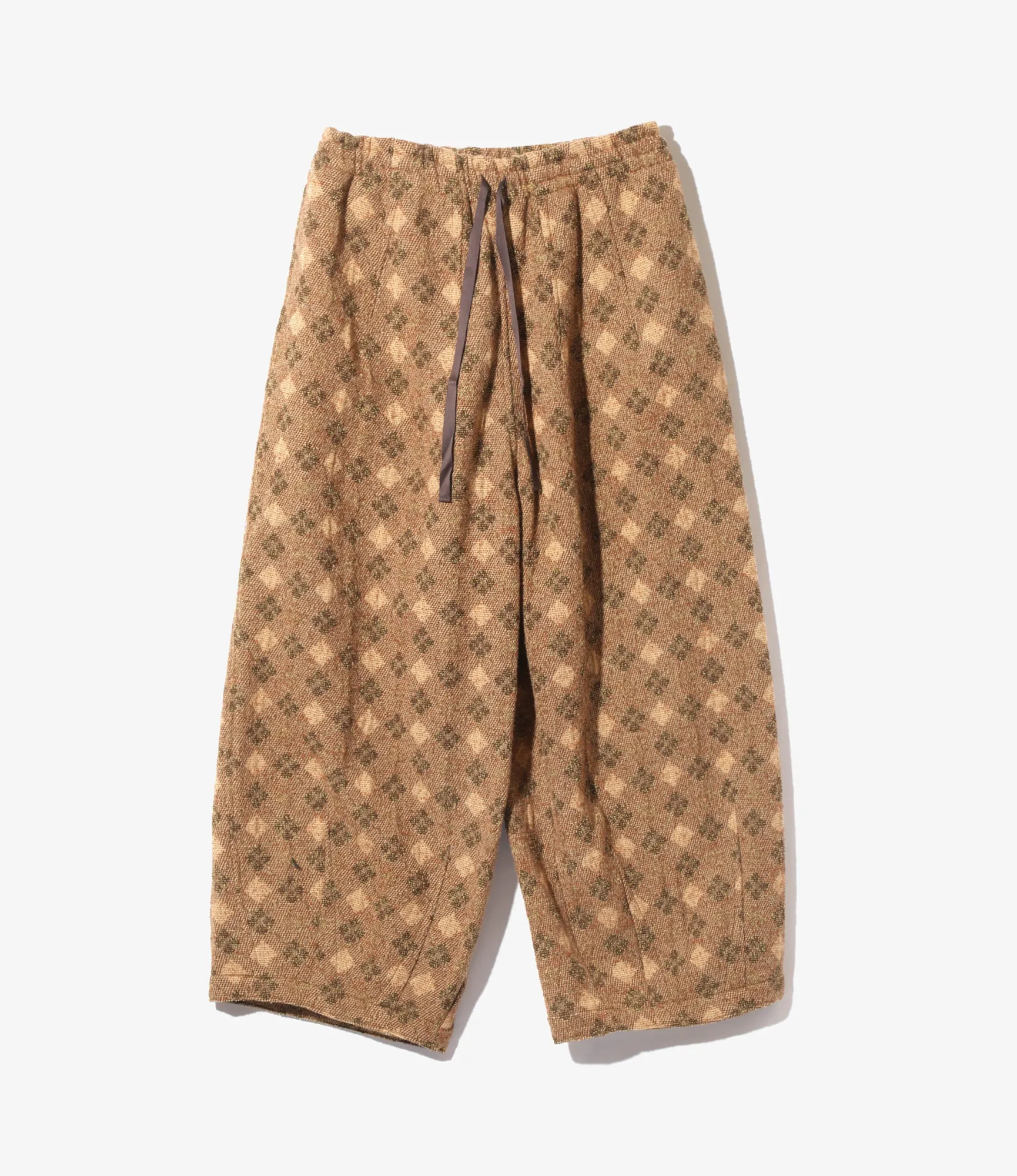 HDP Pant – Brown Argyle Jacquard