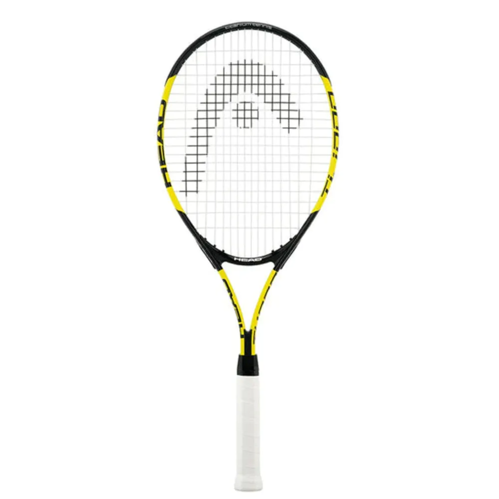 HEAD Titanium 1000 Strung Tennis Racquet (Black/yellow)