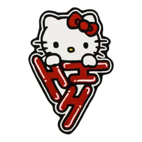 HELLO KITTY PEEKING LOGO RUG