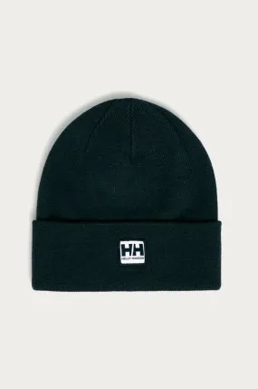 Helly Hansen beanie navy blue color thick knit