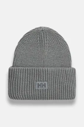 Helly Hansen beanie turquoise color thick knit