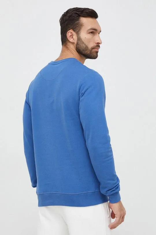 Helly Hansen cotton sweatshirt men's blue color with a print 34000