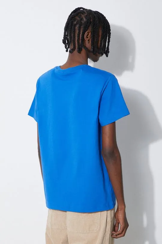 Helly Hansen cotton t-shirt blue color