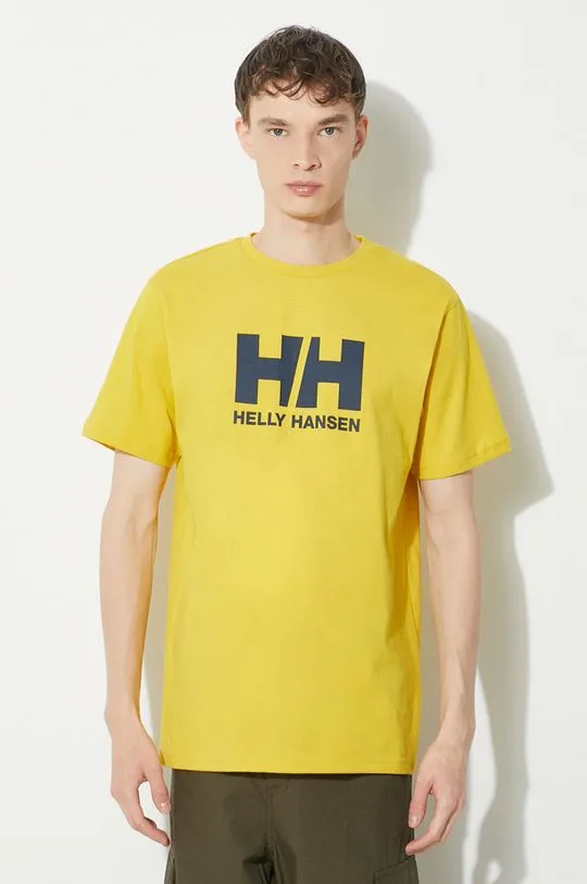 Helly Hansen cotton t-shirt men’s white color