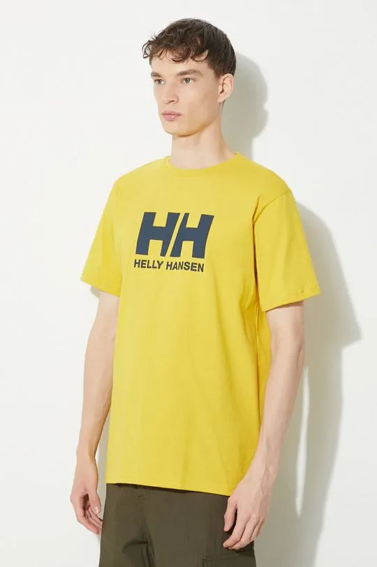 Helly Hansen cotton t-shirt men’s white color