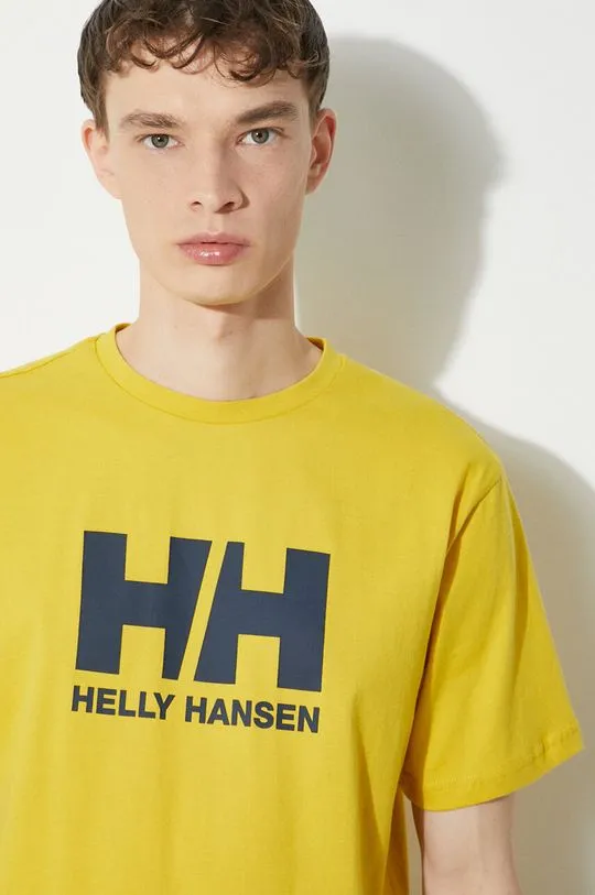 Helly Hansen cotton t-shirt men’s white color