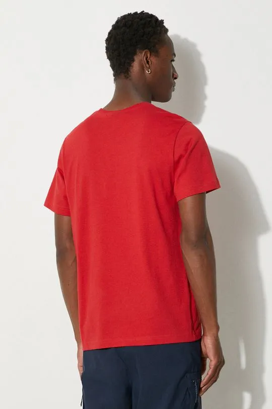 Helly Hansen cotton t-shirt red color