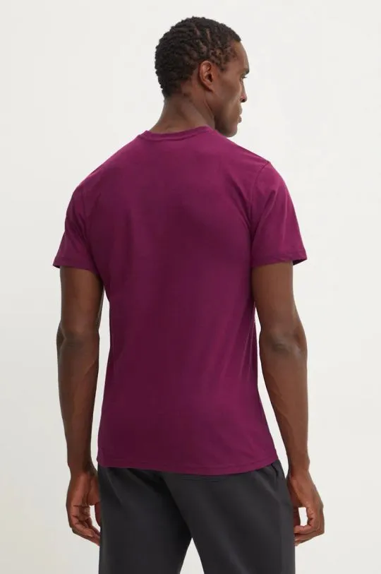 Helly Hansen cotton t-shirt TOKYO violet color with a print 53285