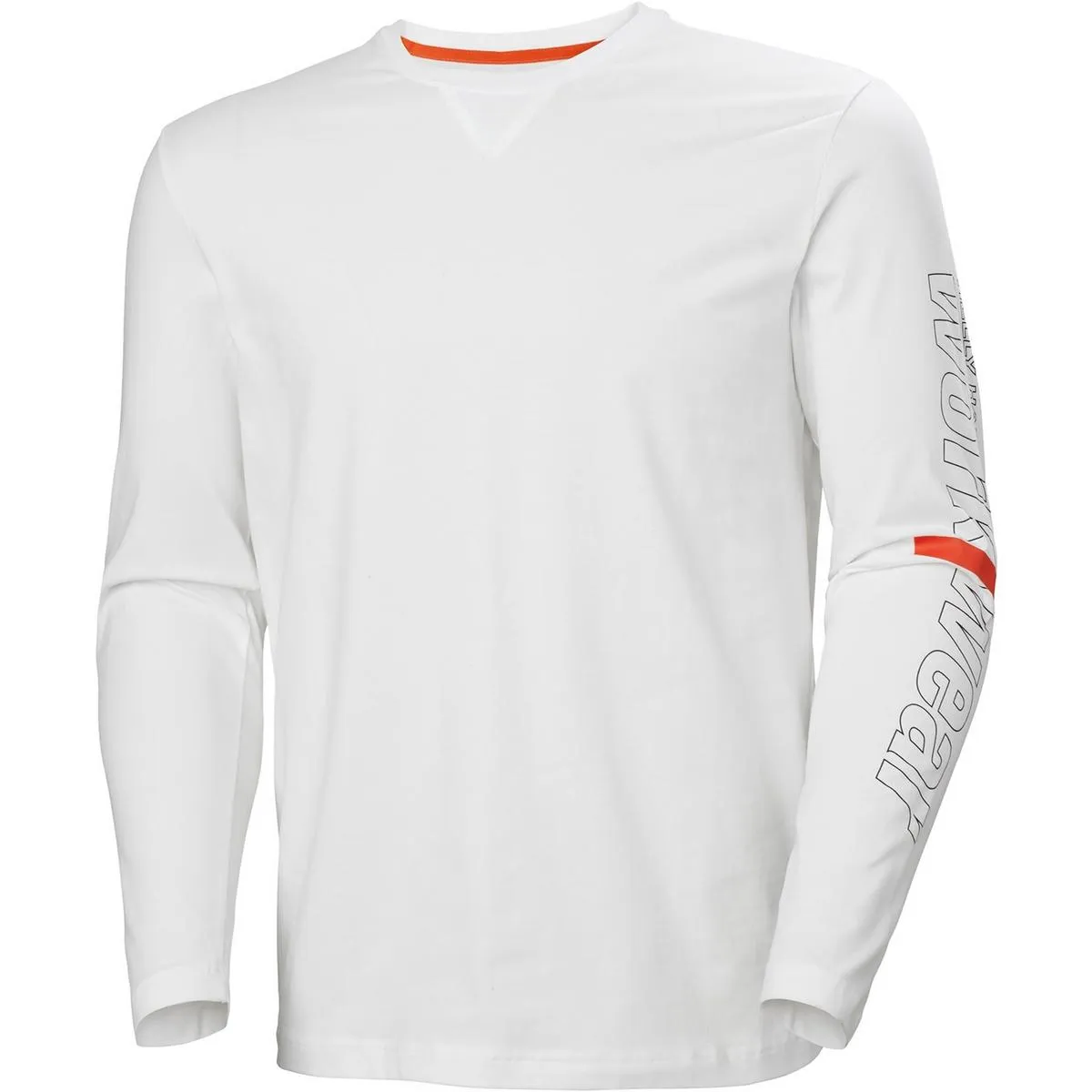 Helly Hansen Logo Longsleeve White