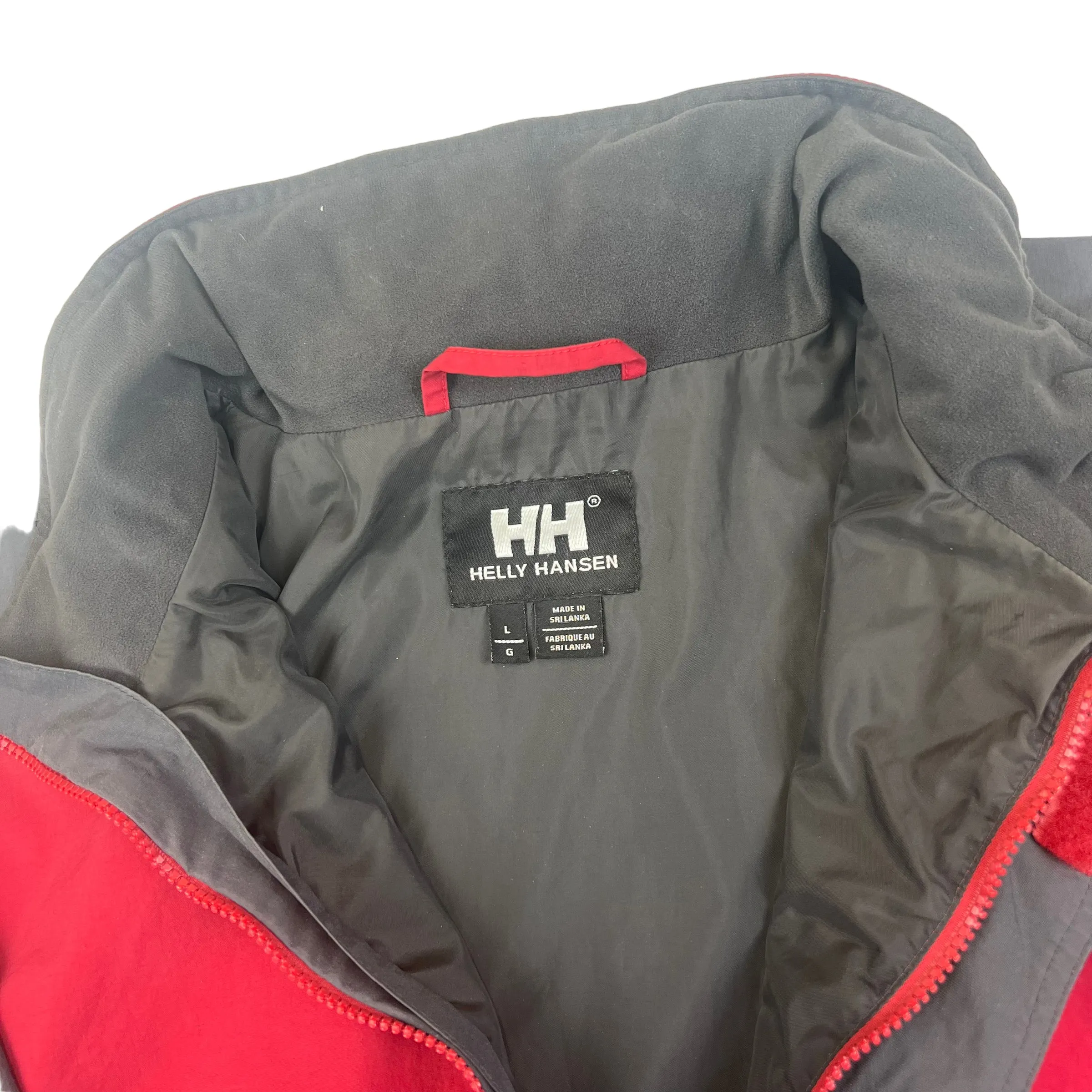 Helly Hansen Red Zip Up Jacket