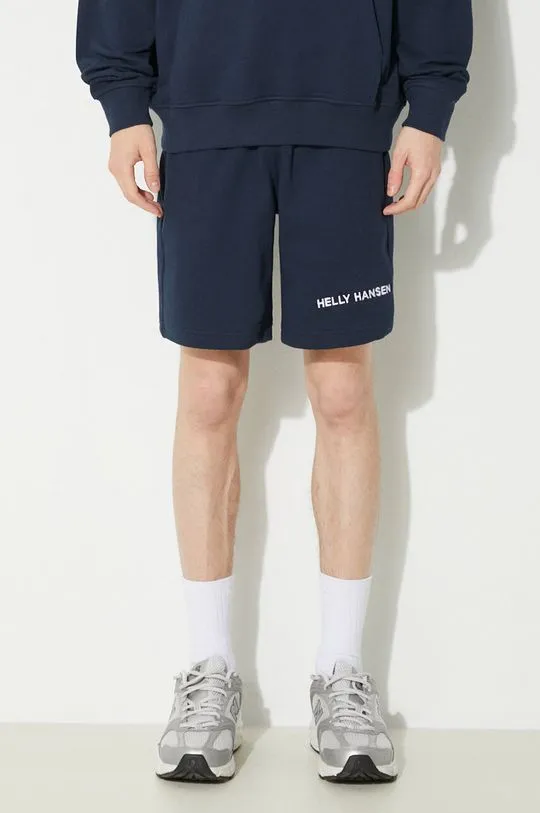 Helly Hansen shorts men's navy blue color