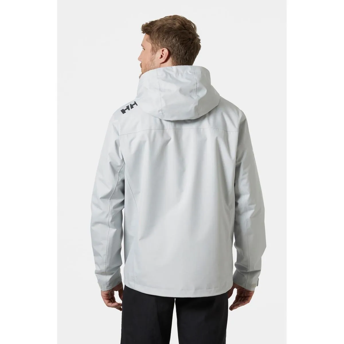 Helly Hansen Sport Crew Hooded Midlayer Sailing Jacket 2.0 Grey Fog