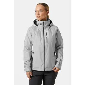 Helly Hansen Sport Crew Hooded Midlayer Sailing Jacket 2.1 Grey Fog