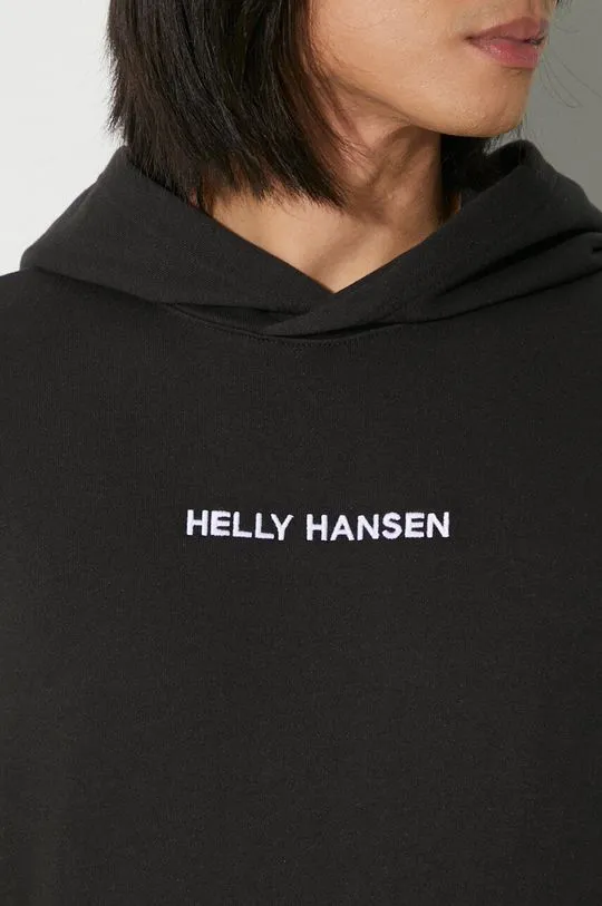 Helly Hansen sweatshirt men's black color 53533