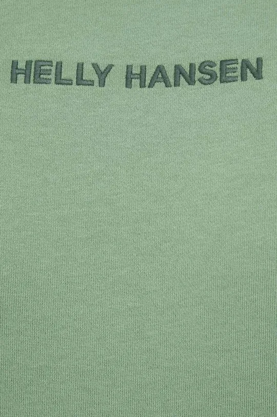 Helly Hansen sweatshirt men's green color