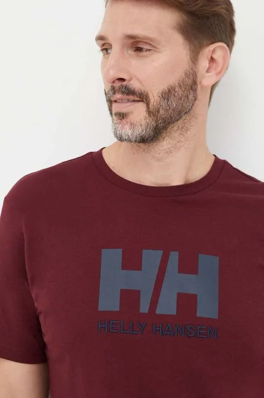 Helly Hansen t-shirt HH LOGO T-SHIRT men’s white color 33979