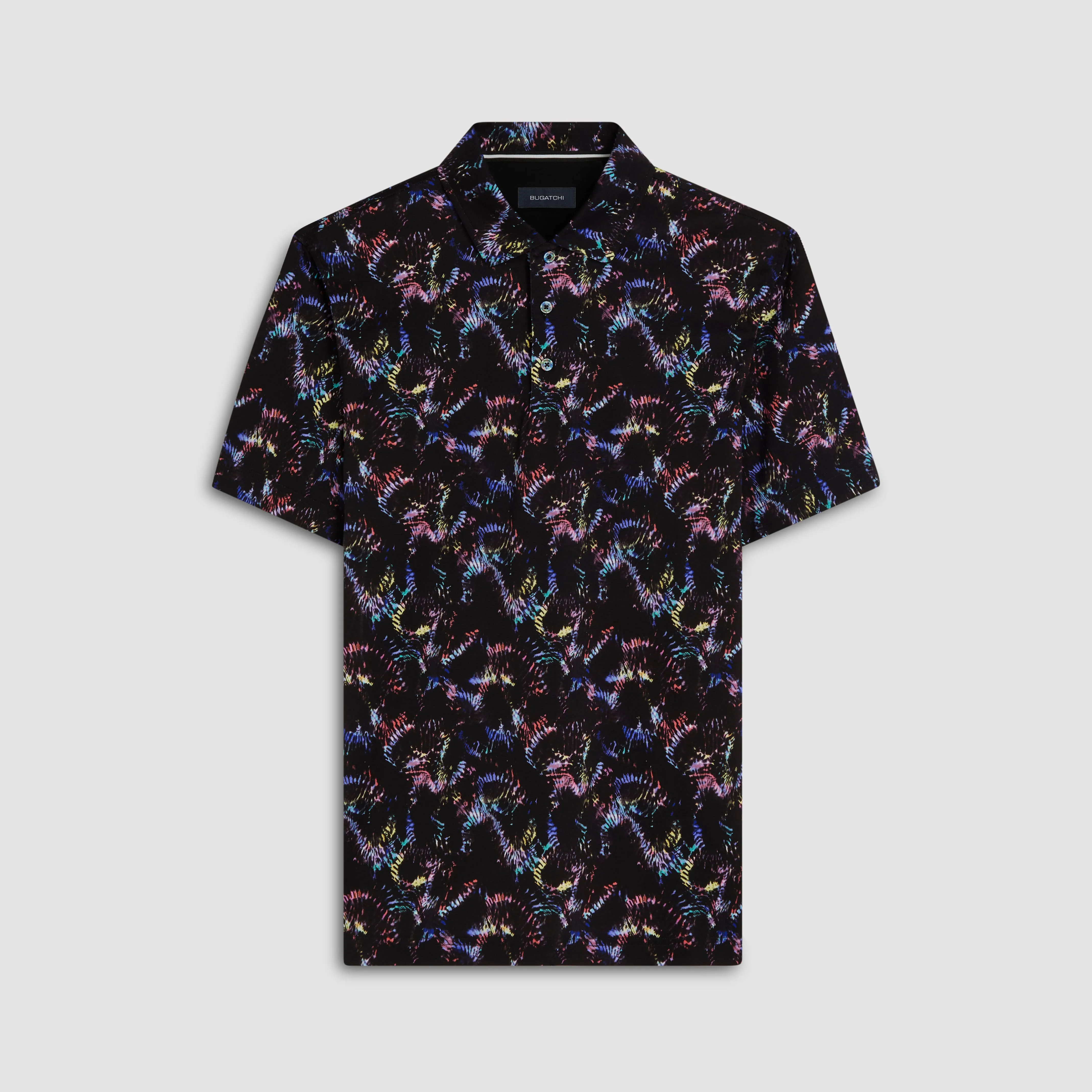 Hendrix Abstract Print Polo Shirt