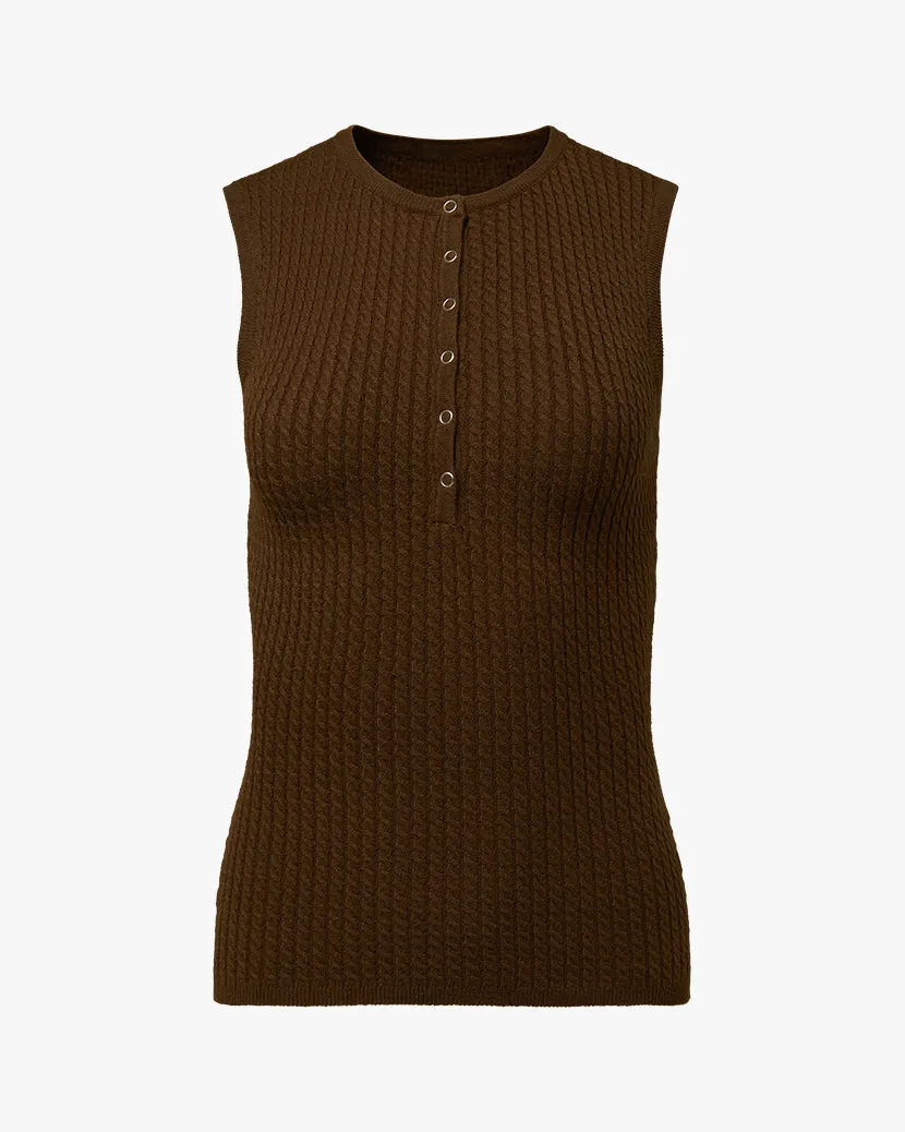 Henley Muscle Tank | Kangaroo