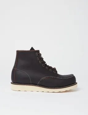 Heritage Work 6" Moc Toe Boot - Black