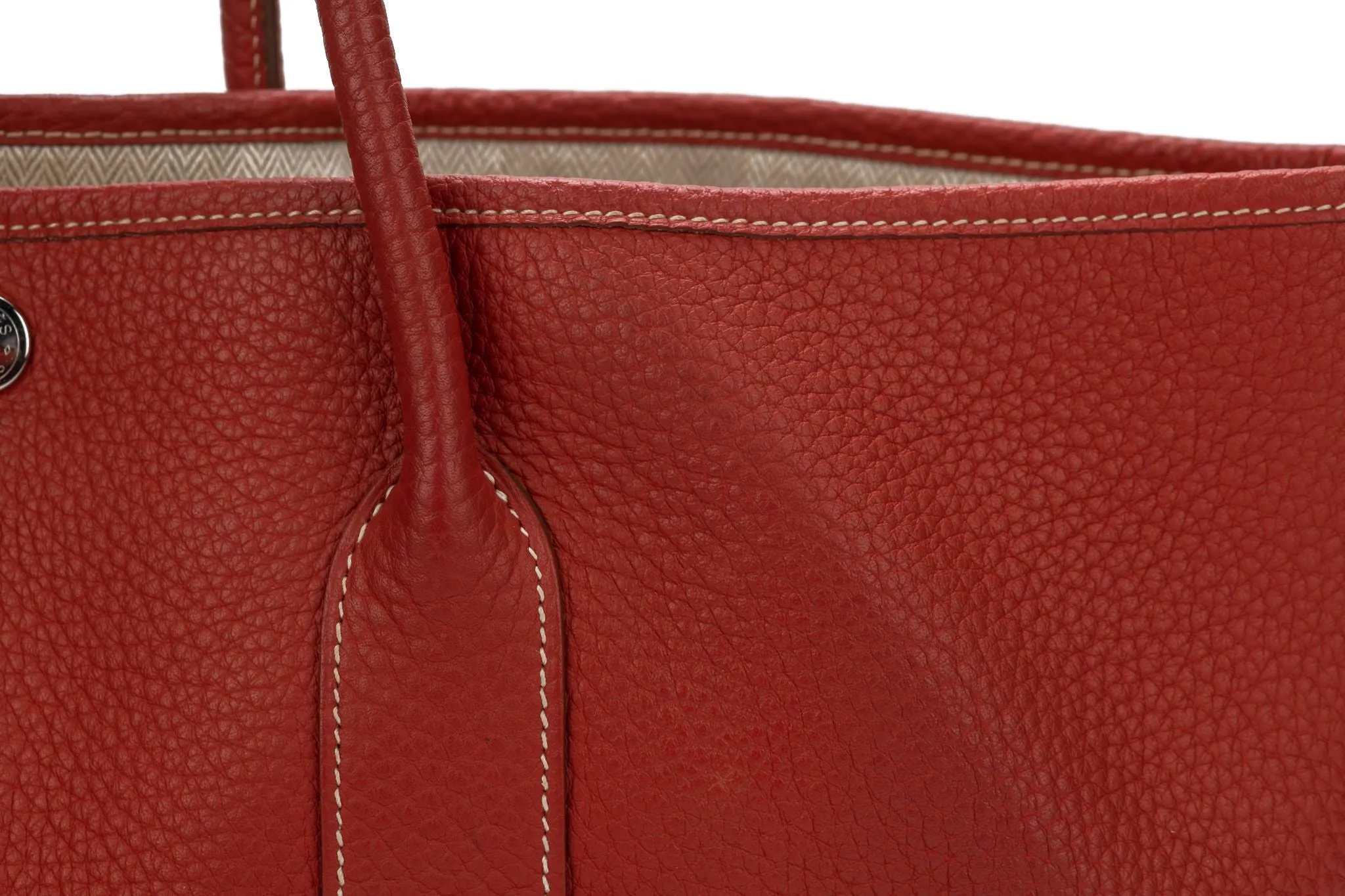 Hermès Large Garden Party Bag Sanguine