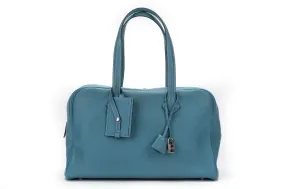 Hermès Victoria Bag Blue Togo Leather