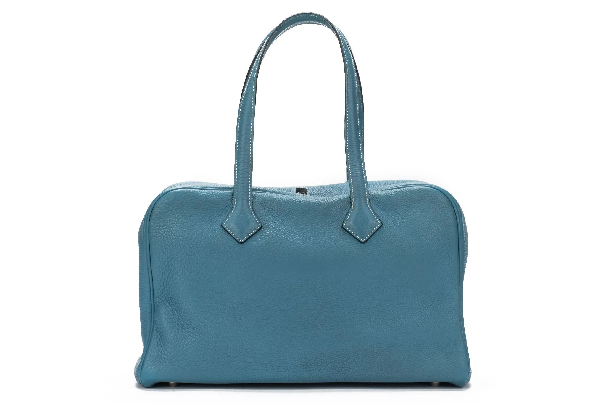 Hermès Victoria Bag Blue Togo Leather