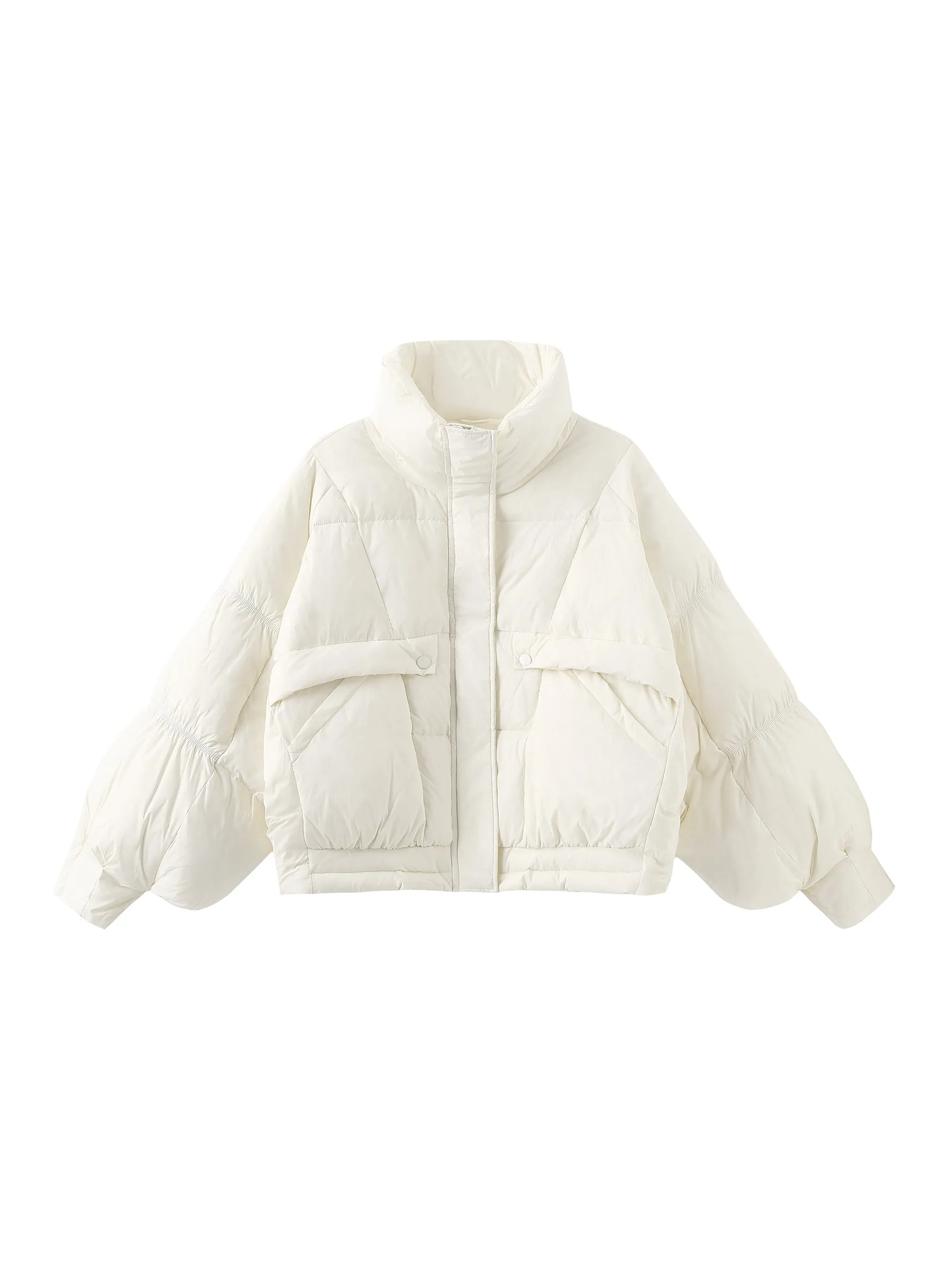 High Collar Short Puffer Jacket