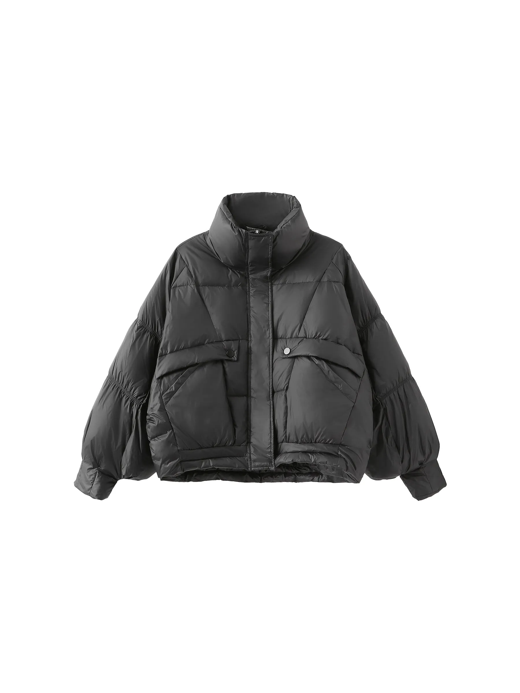 High Collar Short Puffer Jacket