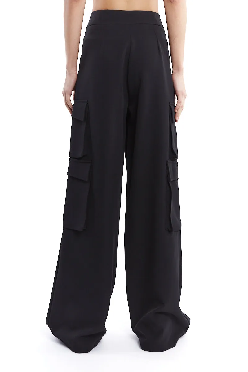 HIGH WAIST CARGO PANTS