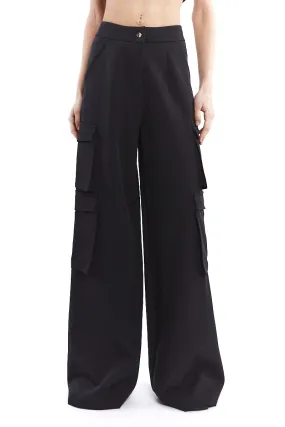 HIGH WAIST CARGO PANTS