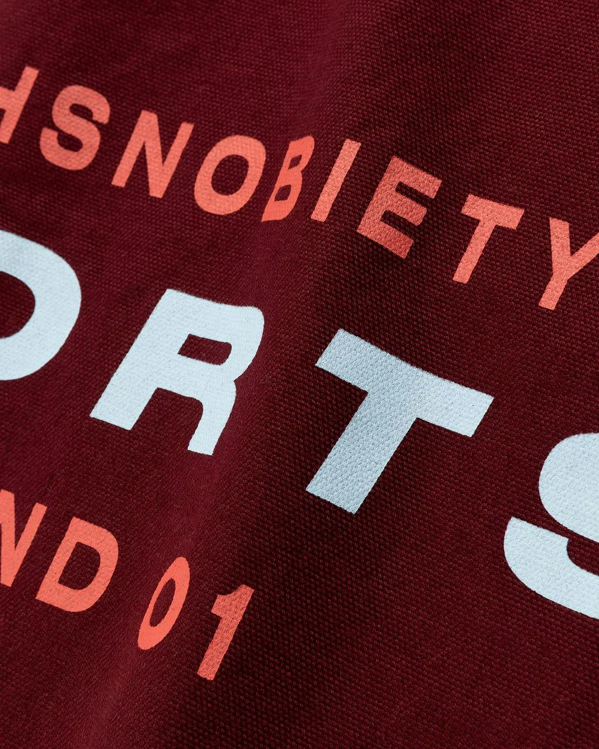 Highsnobiety – HS Sports Logo Tote Bag Bordeaux | Highsnobiety Shop