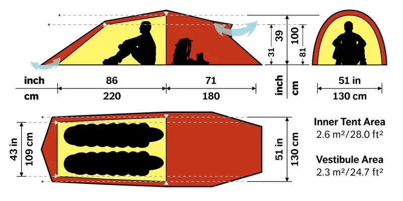 Hilleberg Nallo 2 GT Tent - Sand