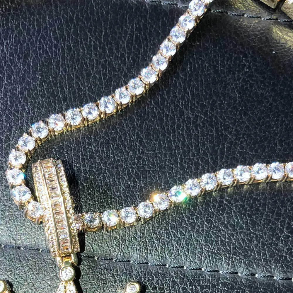 Hip Hop Bling VVS Iced Out Tennis Chain 4MM