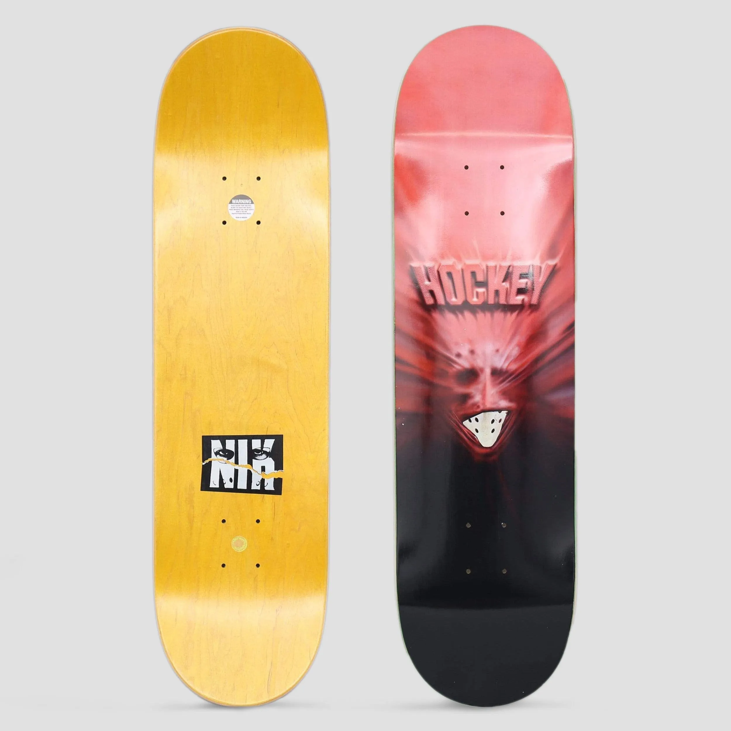 Hockey 8.25 Stain Fireball Skateboard Deck Black