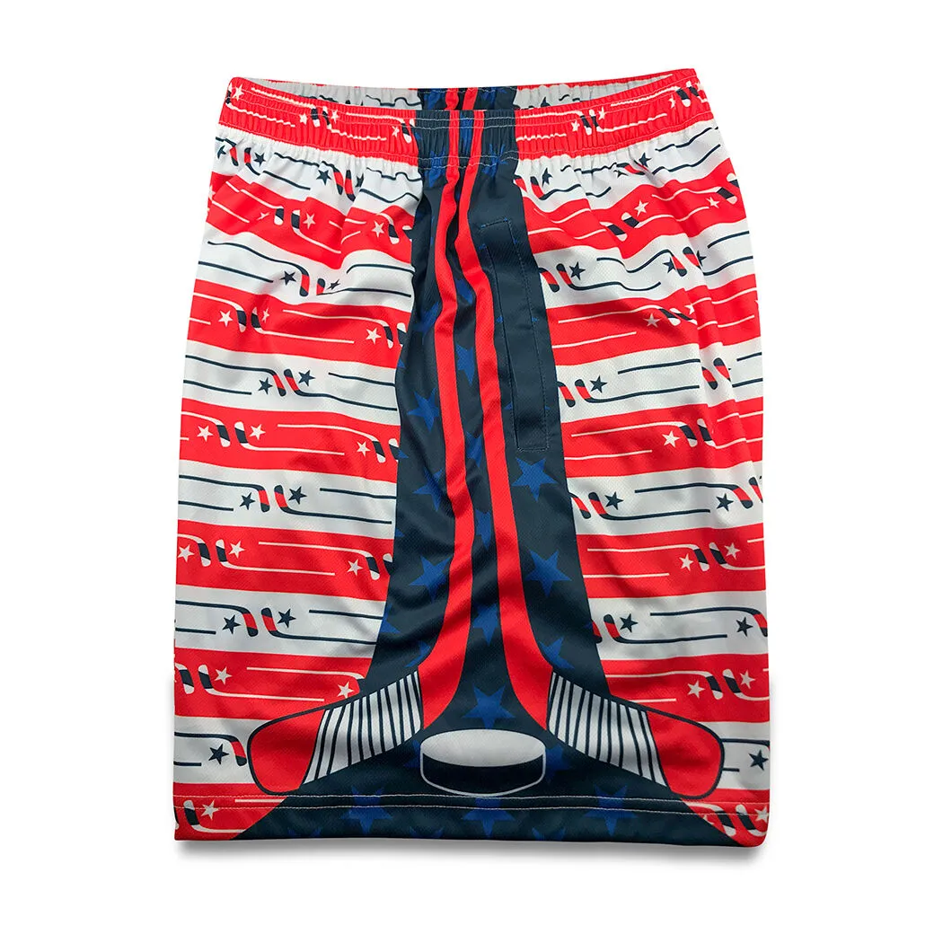 Hockey Beckett™ Shorts - Stars & Stripes 