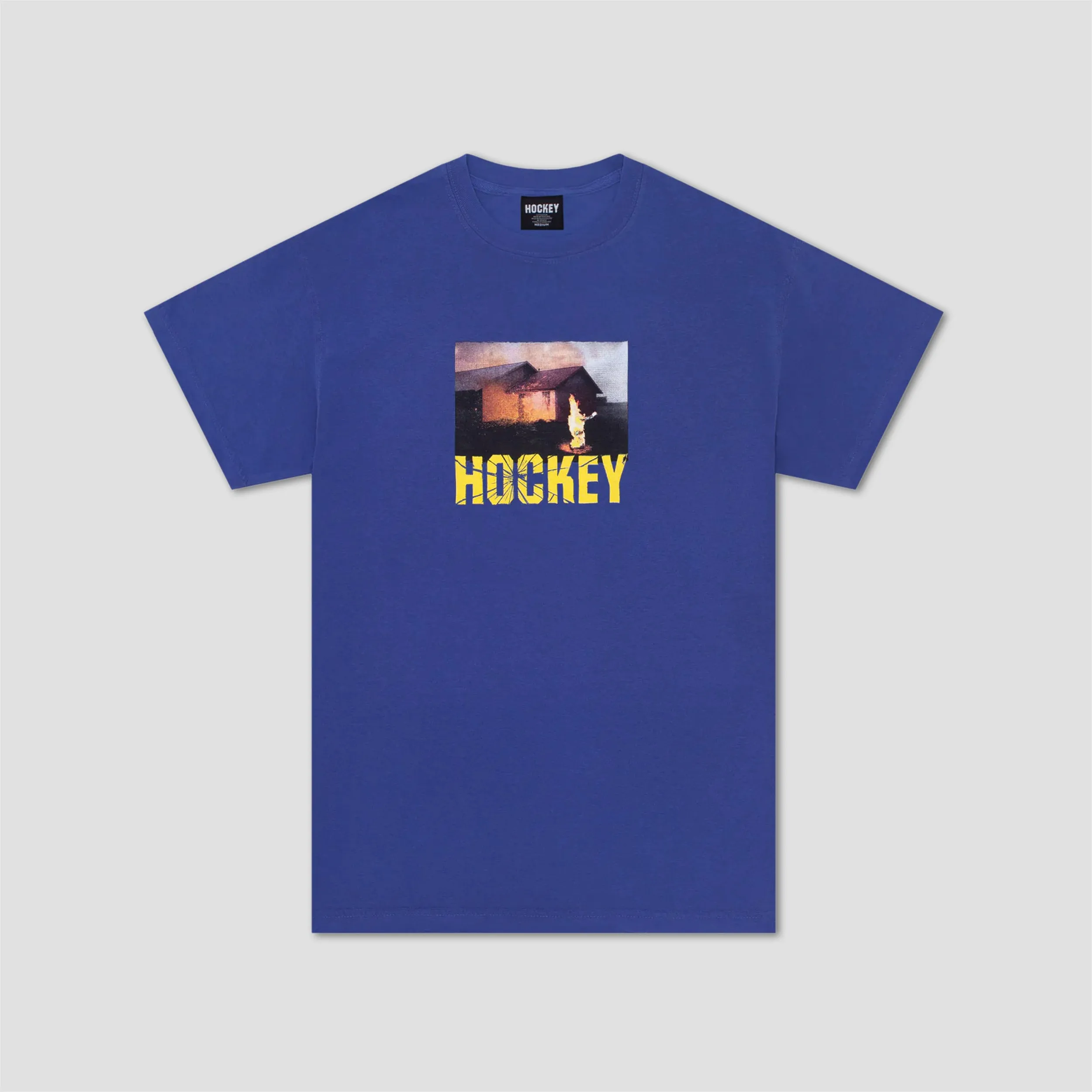 Hockey Windows Up T-Shirt True Blue