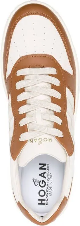 Hogan H630 two-tone sneakers Brown