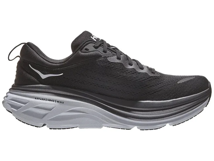Hoka | Bondi 8 | Men's | Black/White