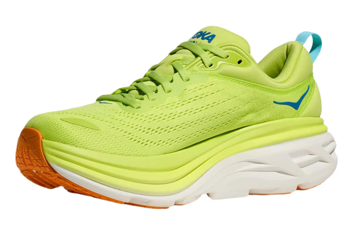 Hoka Bondi 8 D Lettuce/Solar Flare Mens