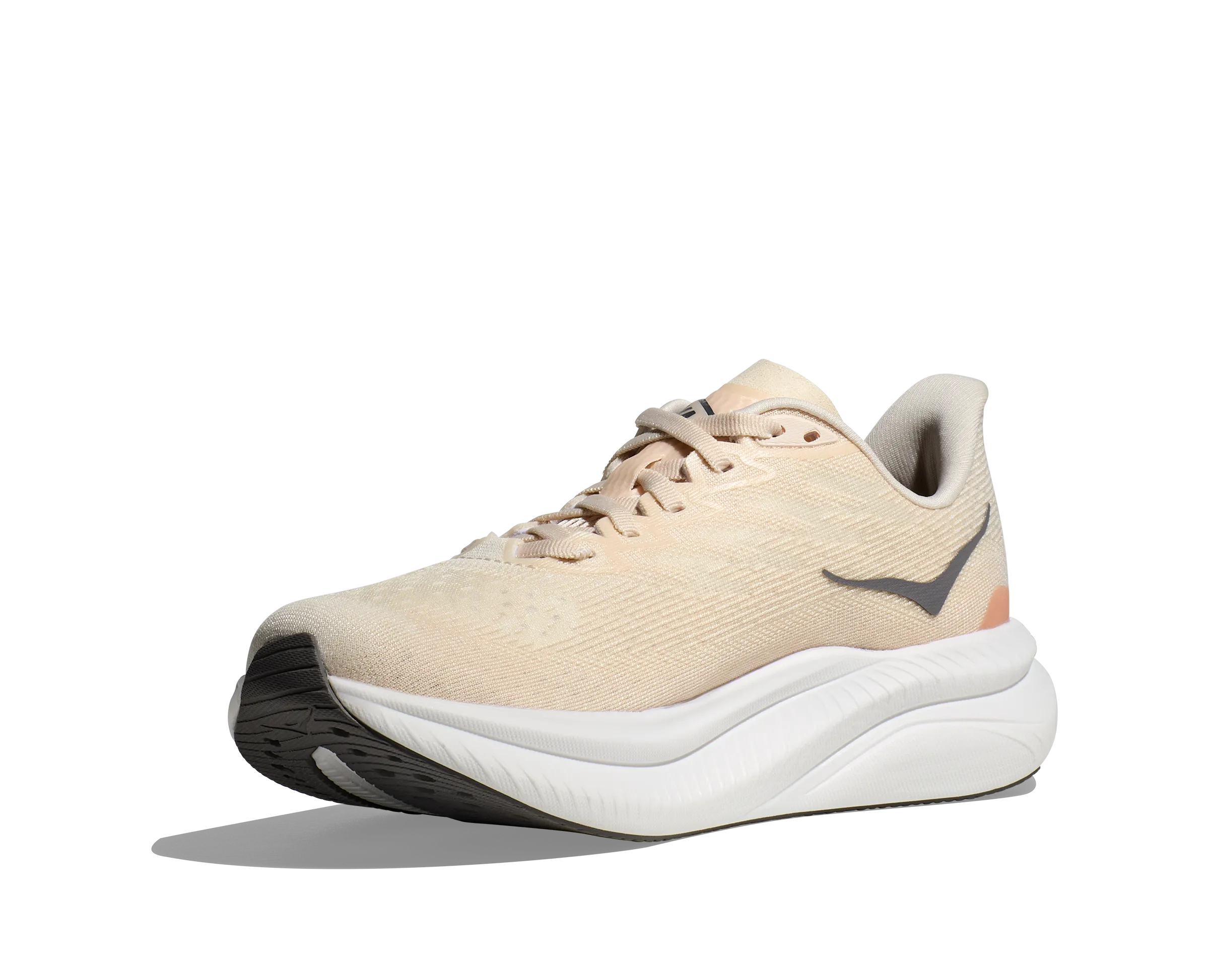 Hoka Mach 6 Eggnog Vanilla Wide Women's