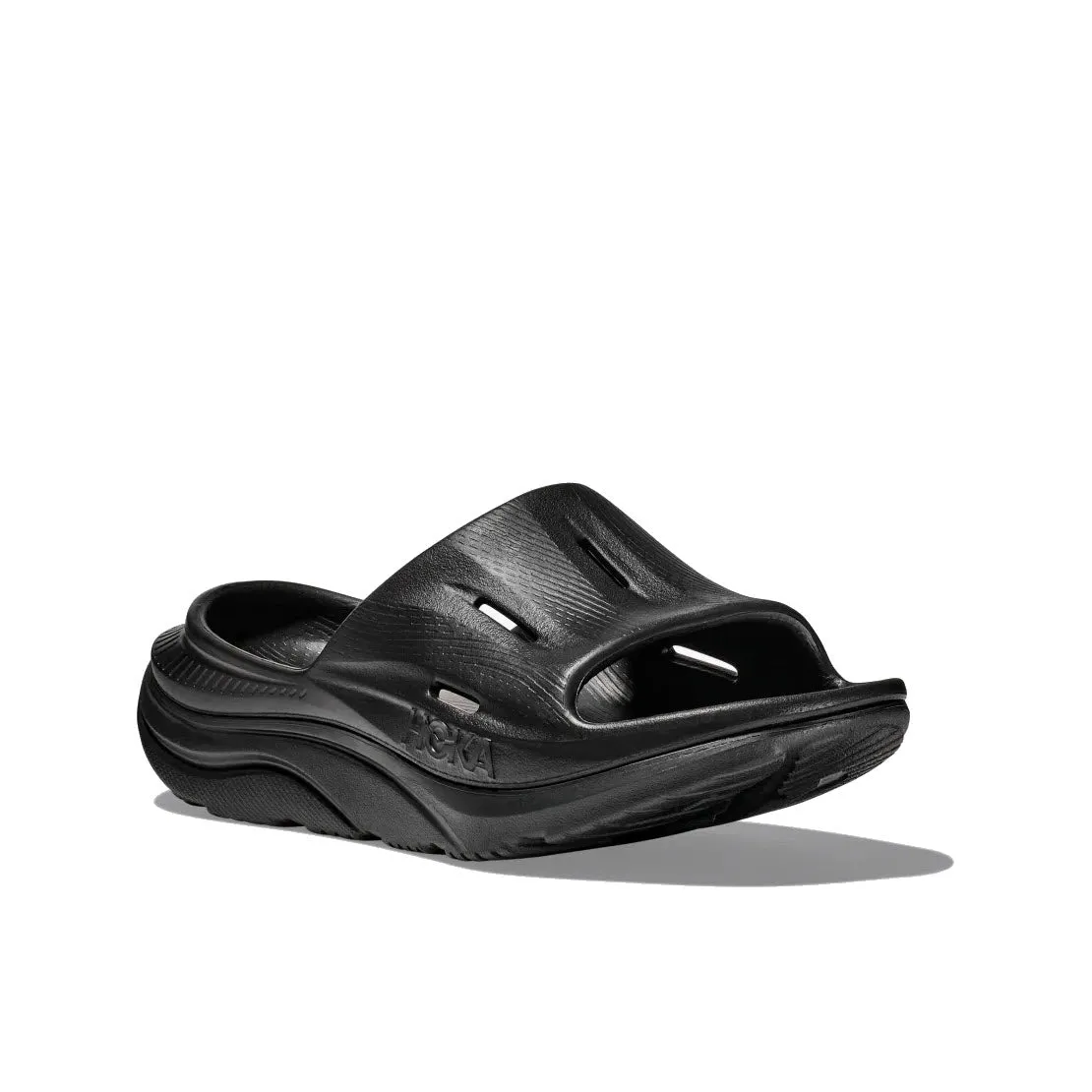HOKA ORA RECOVERY SLIDE 3 BLACK - ADULT