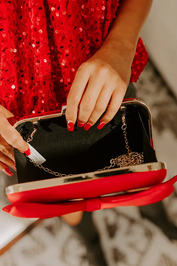 Holiday Soiree Satin Clutch