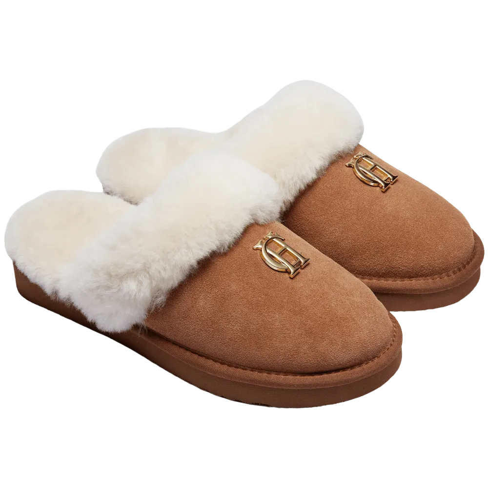 Holland Cooper HC Shearling Slippers