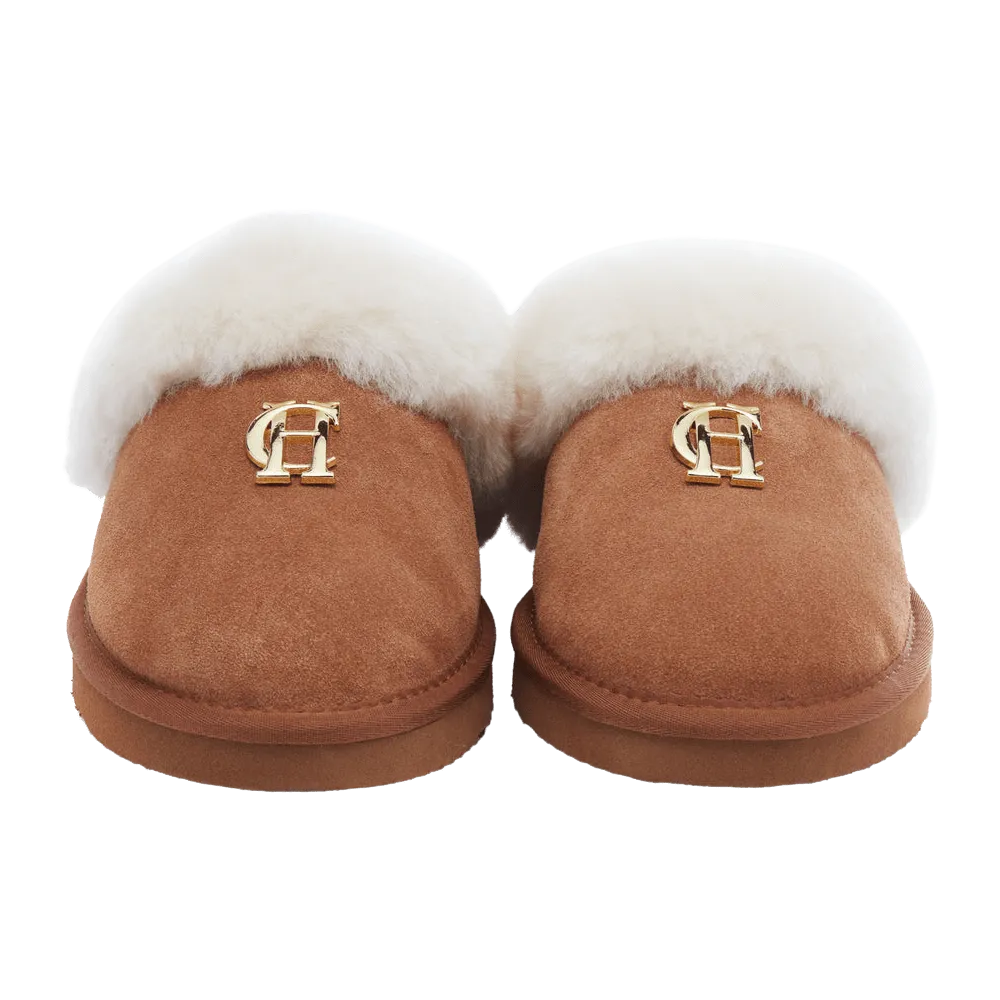 Holland Cooper HC Shearling Slippers