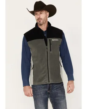 Hooey Men's Color Block Fleece Vest