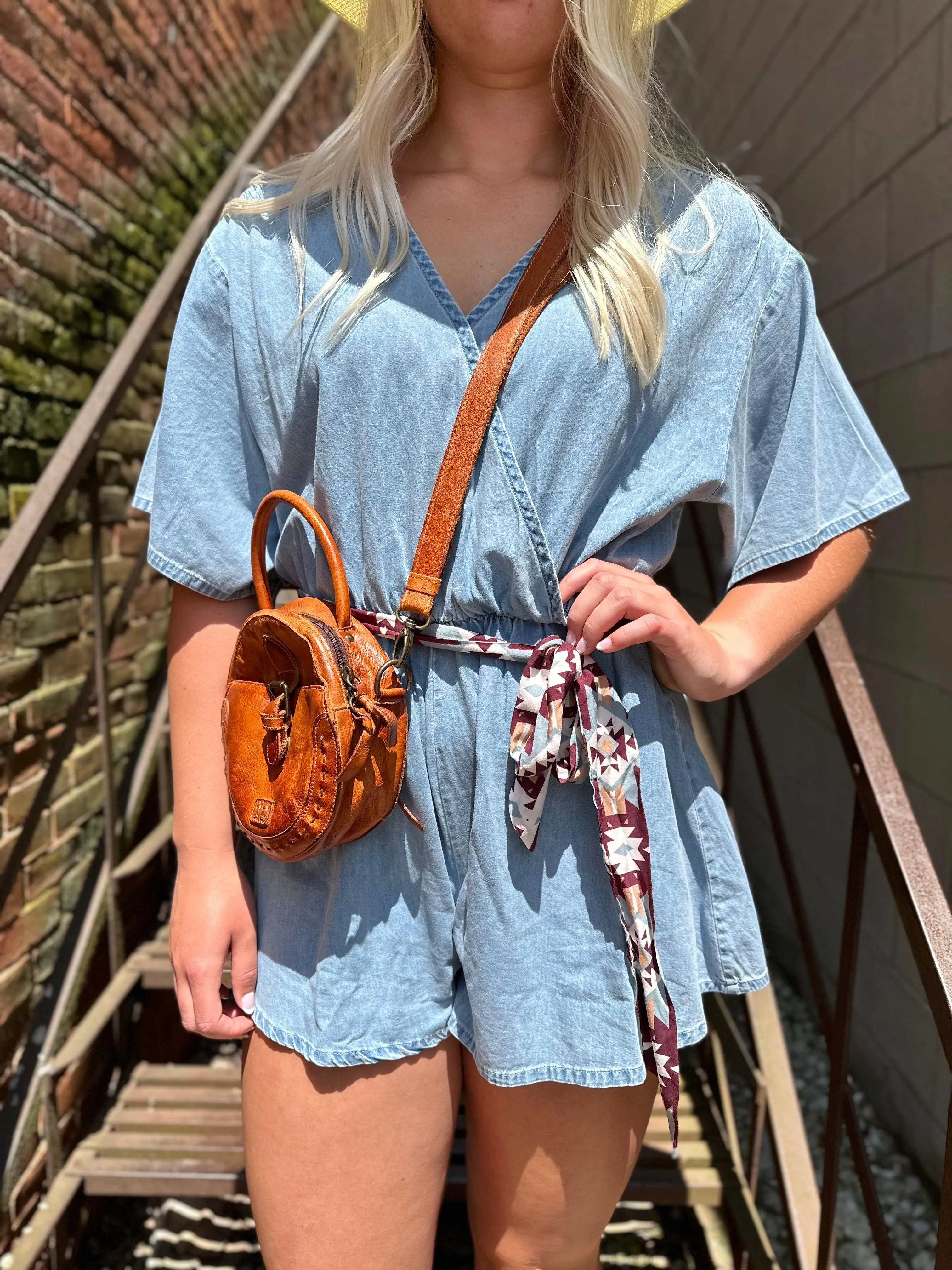 Hooey Women's Clarissa Denim Romper HR002DE