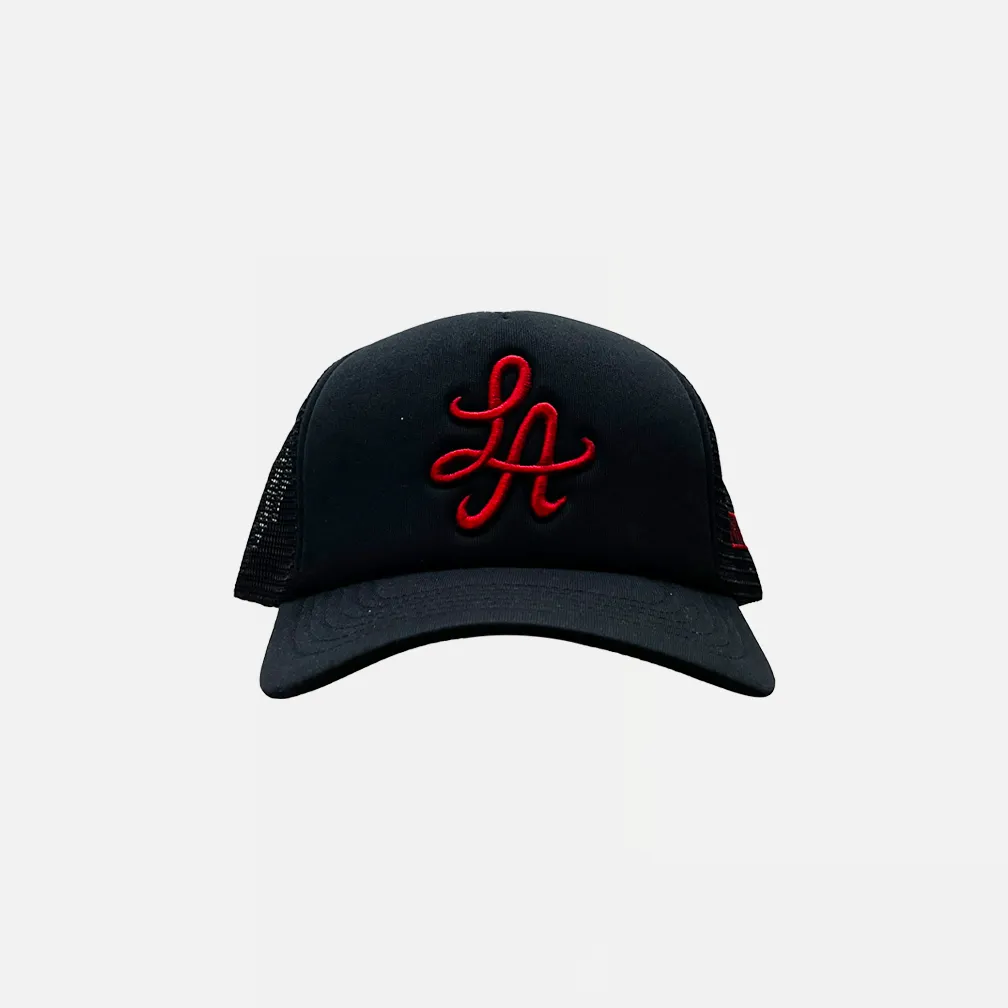 HOT ROD ESSENTIAL LA FOAM TRUCKER (BLACK/RED)