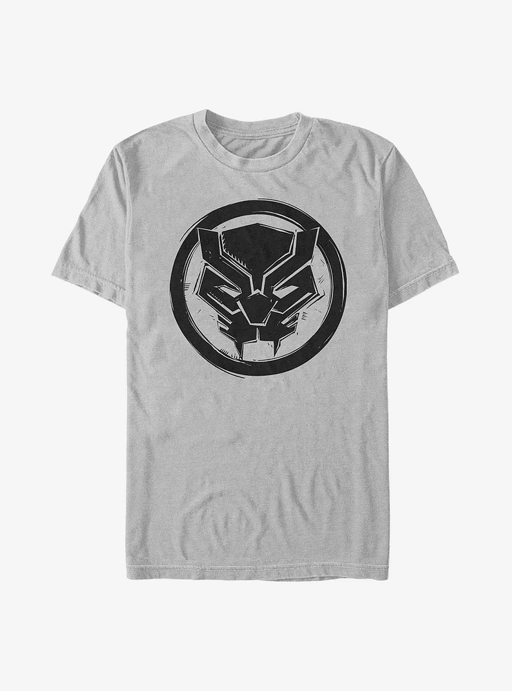 Hot Topic Marvel Black Panther Woodcut T-Shirt